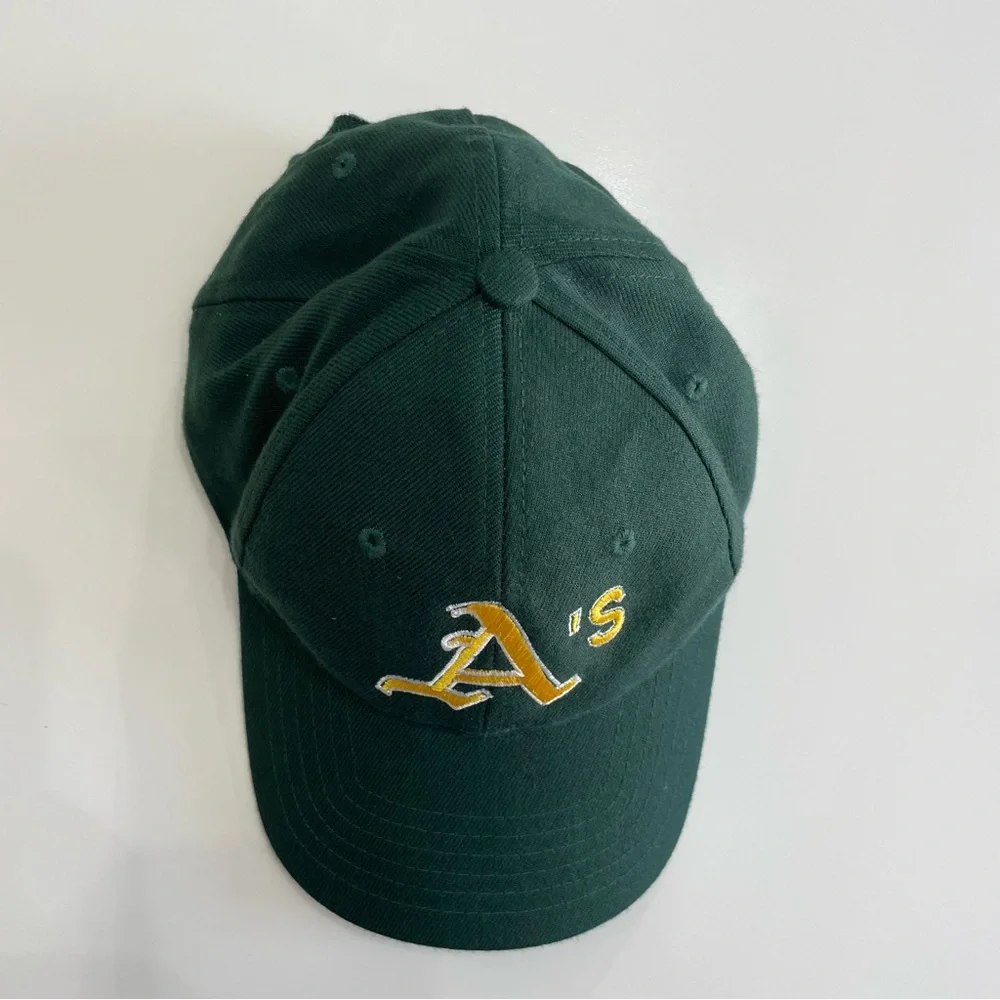 Oakland Athletics Green Baseball Cap Hat Fishing Gorpcore youth size